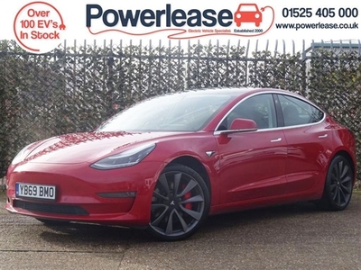 Used Tesla Model 3 PERFORMANCE AWD 4d 483 BHP in