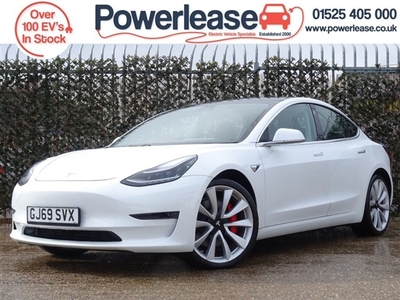 Used Tesla Model 3 PERFORMANCE AWD 4d 483 BHP in