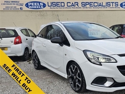 Used Vauxhall Corsa 1.6 VXR 3d 202 BHP * WHITE * LOW MILEAGE in Morecambe