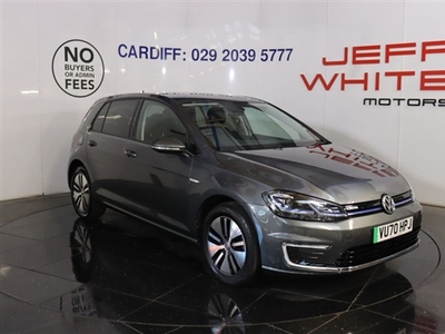 Used Volkswagen Golf E-GOLF 99KW 35kwh 5dr auto (APPLE CAR PLAY, NAV, CRUISE) in Cardiff