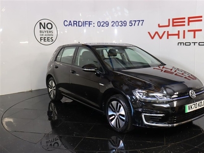 Used Volkswagen Golf E-GOLF 99KW 35kwh 5dr auto (SAT NAV, CRUISE, BLUETOOTH) in Cardiff