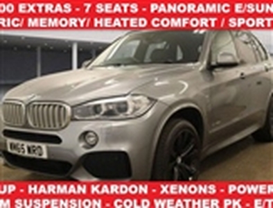 Used 2016 BMW X5 3.0 40D (313 PS) M SPORT AUTO XDRIVE ( EURO 6 ) S/S 5DR + PRO NAV + PANORAMIC E/SUNROOF + 7 SEATS + in Bradford