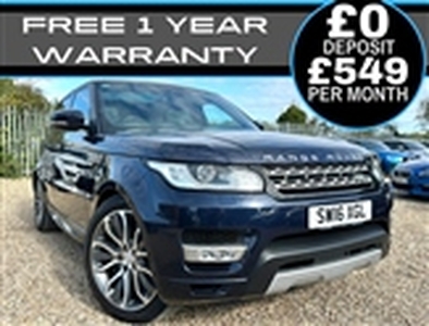 Used 2016 Land Rover Range Rover Sport 3.0 SD V6 HSE Auto 4WD Euro 6 in Rochester