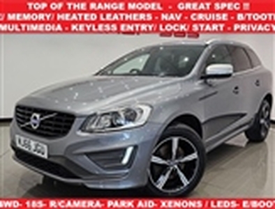 Used 2016 Volvo XC60 2.4 D4 (190 PS) R-DESIGN LUX NAV MANUAL AWD ( EURO 6 ) S/S 5DR + E/M/HEATED LEATHERS + KEYLESS + CRU in Bradford