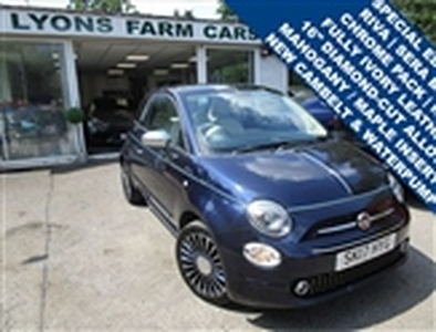Used 2017 Fiat 500 1.2 RIVA 3d 69 BHP *RARE SPECIAL EDITION* in Horsham