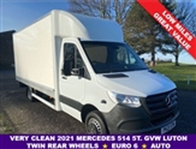 Used 2021 Mercedes-Benz Sprinter 2.1 514Cdi 5t. Luton Box Van, Ideal Courier Parcels Logistics141Bhp in Walsall
