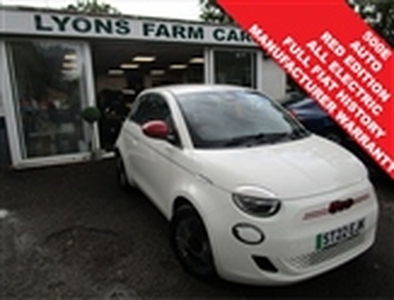 Used 2022 Fiat 500 RED 3d 94 BHP ALL ELECTRIC AUTOMATIC in West Sussex