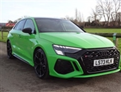 Used 2023 Audi RS3 2.5 RS 3 TFSI QUATTRO VORSPRUNG 5d 395 BHP FINISHED IN KYALAMI GREEN in Loughborough