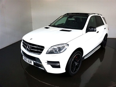 Used 2015 Mercedes-Benz M Class AMG LINE PREMIUM BLUETEC AUTO 3.0-FINISHED IN POLAR WHITE-HALF BLACK LEATHER/ALCANTARA UPHOLSTERY-HE in Warrington