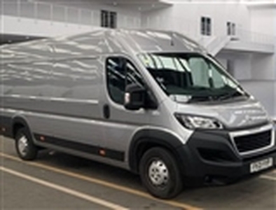 Used 2021 Peugeot Boxer 2.2 BLUEHDI 435 L4H2 E/L/WB PROFESSIONAL PANEL VAN 139 BHP with air con, cruise, sat nav, elec pack in Grimsby