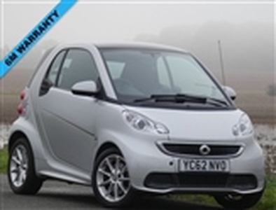 Used 2012 Smart Fortwo 1.0 PASSION 2d 84 BHP in Sleaford