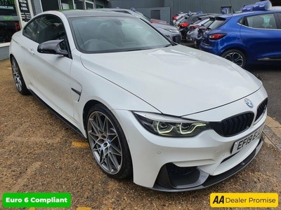 BMW 4 Series 3.0 M4 COMPETITION 2d 444 BHP IN WHITE ( MINERAL WHITE ) WITH 32,500 MILES AND A FULL SERVICE HISTORY, 2 OWNER FROM