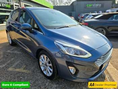 Ford, Fiesta 2019 (69) 1.0 TITANIUM 5d 99 BHP IN BLUE WITH 34.600 MILES AND A SERVICE HISTORY , UL 5-Door