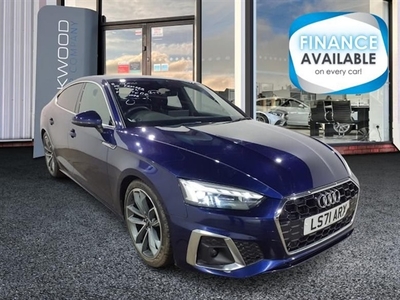 Used Audi A5 2.0 TFSI 35 S line Sportback 5dr Petrol S Tronic Euro 6 (s/s) (150 ps) in Bury