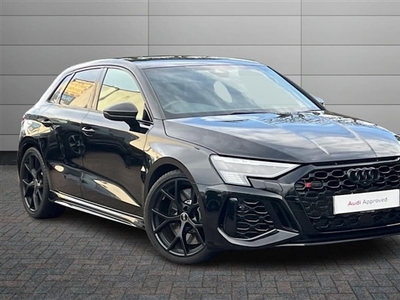Used Audi RS3 RS 3 TFSI Quattro Carbon Black 5dr S Tronic in Whetstone