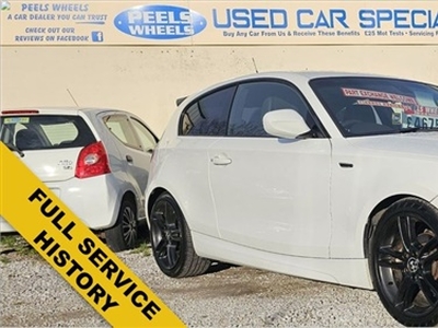 Used BMW 1 Series 2.0 116I PERFORMANCE EDITION 3d 121 BHP * WHITE in Morecambe