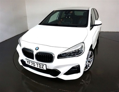 Used BMW 2 Series 2.0 220D M SPORT ACTIVE TOURER 5d AUTO-2 OWNER CAR FINISHED IN ALPINE WHITE WITH BLACK DAKOTA LEATHE in Warrington