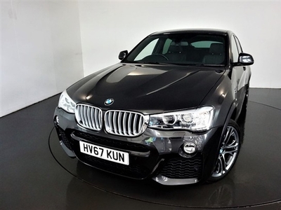 Used BMW X4 3.0 XDRIVE30D M SPORT 4d-2 FORMER KEEPERS FINISHED IN SOPHISTO GREY WITH HEATED BLACK DAKOTA LEATHER in Warrington