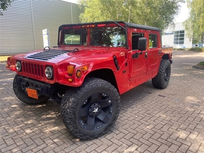 Used Hummer H1 Left hand drive, red 5.7L petrol, 193bhp, 78,000 miles air con & new clutch in Brinkworth