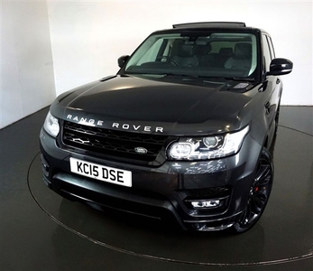 Used Land Rover Range Rover Sport 3.0 SDV6 AUTOBIOGRAPHY DYNAMIC 5d AUTO-2 OWNER CAR FINISHED IN CAUESWAY GREY WITH BLACK LEATHER UPHO in Warrington