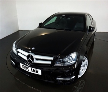 Used Mercedes-Benz C Class 2.1 C220 CDI AMG SPORT EDITION 2d AUTO-2 FORMER KEEPERS FINISHED IN OBSIDIAN BLACK WITH HALF LEATHER in Warrington