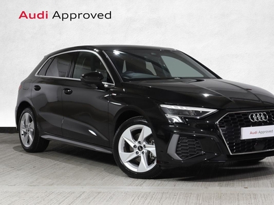2023 AUDI A3 1.4 TFSIe 40 S line Sportback 5dr Petrol Plug-in Hybrid S Tronic Euro 6 (s/s) 13kWh (204 ps)