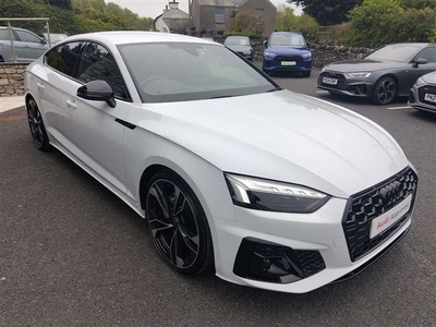 Used Audi A5 40 TFSI 204 Black Edition 5dr S Tronic in Grange-over-Sands