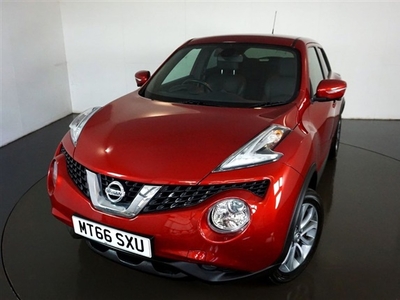 Used Nissan Juke 1.2 TEKNA DIG-T 5d-1 OWNER FROM NEW-LOW MILEAGE EXAMPLE-HEATED BLACK LEATHER-BLUETOOTH-CRUISE CONTRO in Warrington