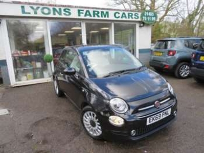 Fiat, 500 2019 1.2 Lounge 3dr with Rear Parking Sensors, Low Miles