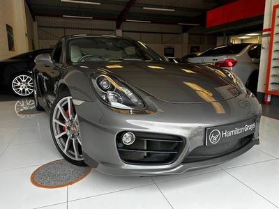 2013 (13) Porsche Cayman 3.4 [981] S PDK. In Agate Grey Metallic with Two-Tone Agate and Pebble Grey Interior. 50k. FSH. Bose..