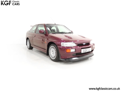 A Jewel Violet Ford Escort RS Cosworth Monte Carlo with Only 24,247 Miles