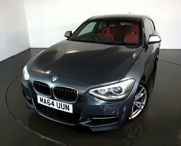 BMW 1 Series 3.0 M135I 3d 316 BHP-1 OWNER FROM NEW-FINISHED IN MINERAL GREY WITH CORAL RED DAKOTA LEATHER-MULTIFUNCTION STEERING