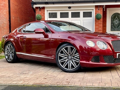 Bentley Continental L 6.0 W12 GT Speed Auto 4WD Euro 5 2dr Coupe