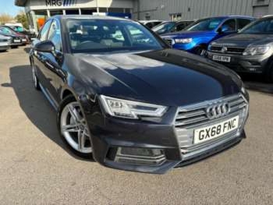 Audi, A4 2018 (68) 2.0 TDI 190 S Line 4dr S Tronic [Leather/Alc]