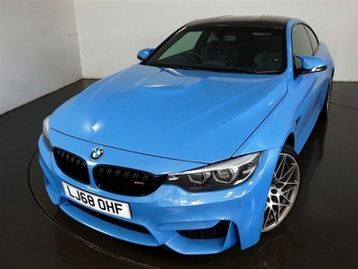 Used BMW 4 Series 3.0 M4 COMPETITION 2d AUTO-2 FORMER KEEPERS FINISHED IN YAS MARINA BLUE WITH 20