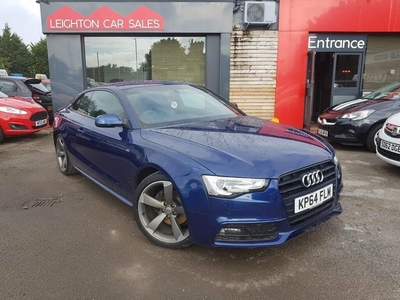 Audi A5 2.0 TDI BLACK EDITION 2d 177 BHP, **EXCELLENT SPECIFICATION** BLACK STYLING PACK - A5 COUPE** BANG & OLUFSEN ADVANCED SO
