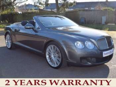 Bentley, Continental 2010 (59) 6.0 W12 GTC Speed Auto 4WD Euro 4 2dr