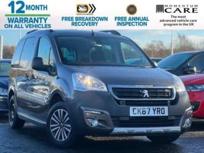 Peugeot, Partner 2017 BLUE HDI TEPEE ACTIVE(AUTOMATIC)(ONLY 48724 MILES)FREE MOT'S AS LONG AS YOU 5-Door