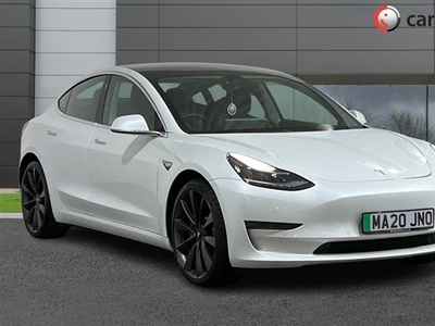 Used Tesla Model 3 PERFORMANCE AWD 4d 483 BHP Front/Rear Heated Seats, Autopilot, Adaptive Cruise Control, Park Assist in