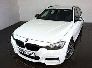Used BMW 3 Series 2.0 318D M SPORT TOURING 5d-FINISHED IN ALPINE WHITE WITH BLACK DAKOTA LEATHER-19