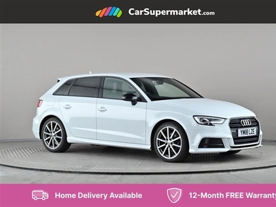 Used Audi A3 1.5 TFSI Black Edition 5dr S Tronic in Barnsley