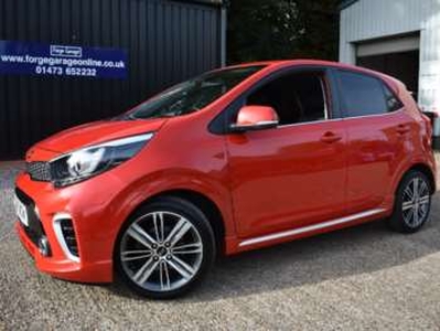 Kia, Picanto 2017 (67) 1.0 GT-line 5dr Metallic Red Full Service History 2 Owners