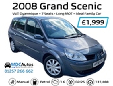 Used 2008 Renault Grand Scenic 1.6 DYNAMIQUE VVT 7STR 5DR Manual in Chorley
