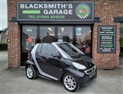 Used 2012 Smart Fortwo passion in Stockton on Forest