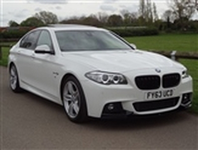 Used 2013 BMW 5 Series 2.0 525D M SPORT 4d 215 BHP COMFORT EXCLUSIVE NAPPA LEATHER INTERIOR in Loughborough