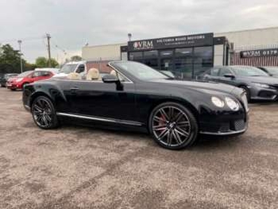 Bentley, Continental GTC 2013 6.0 W12 Speed 2dr Auto