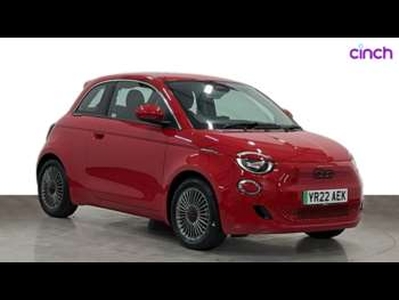 Fiat, 500 2022 87kW Red 42kWh 3dr Auto