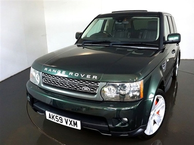 Used Land Rover Range Rover Sport 5.0 V8 HSE 5d AUTO-2 OWNER LOW MILEAGE EXAMPLE FINISHED IN AINTREE GREEN WITH EBONY LEATHER UPHOLSTE in Warrington