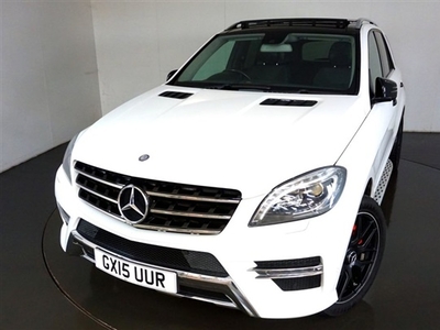 Used Mercedes-Benz M Class AMG LINE PREMIUM BLUETEC AUTO 3.0-FINISHED IN POLAR WHITE-HALF BLACK LEATHER/ALCANTARA UPHOLSTERY-HE in Warrington