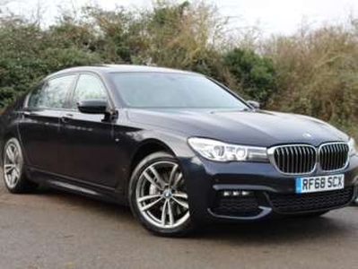 BMW, 7 Series 2019 (19) 3.0 730D XDRIVE M SPORT 4d AUTO-1 OWNER PLUS DEMO-FINISHED IN CARBON BLACK 4-Door